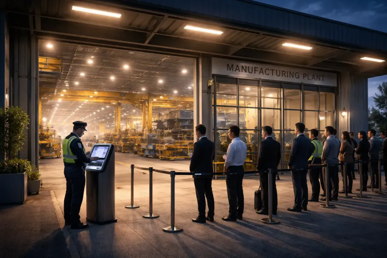 Visitor Management System For Manufacturing Industry