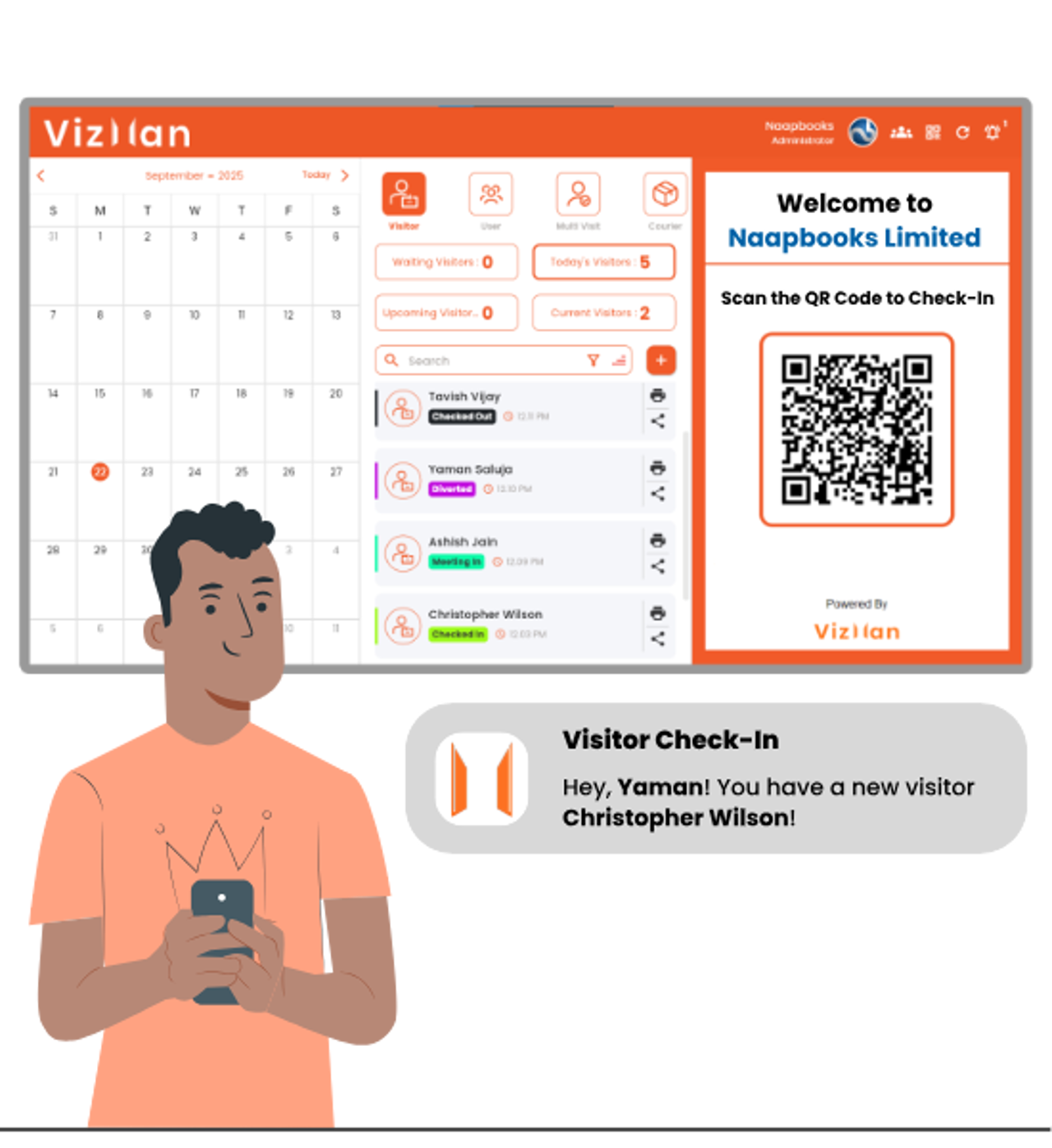 Vizman Visitor Management System 2 1