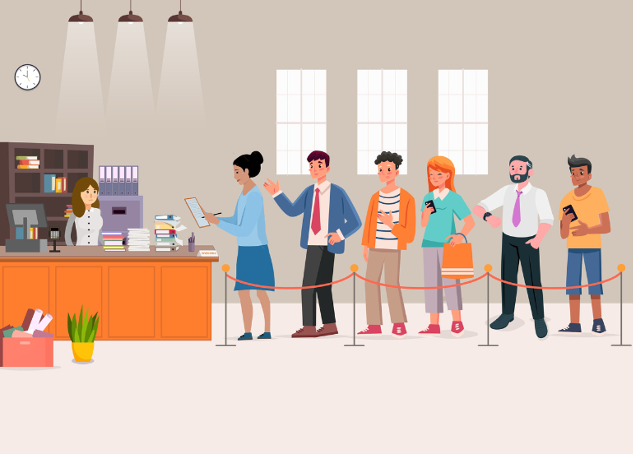 Outdated Visitor Management